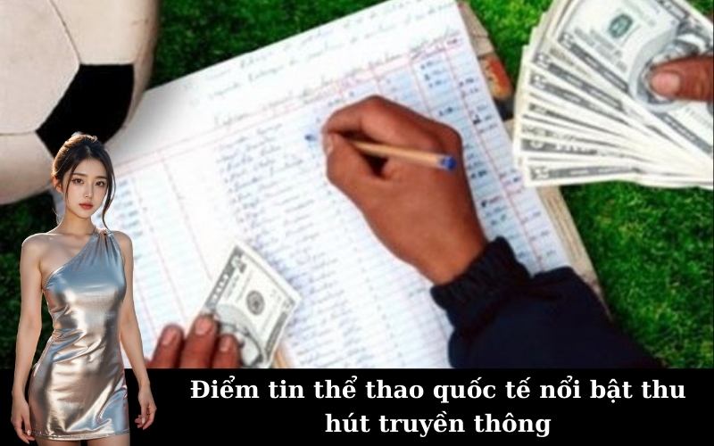 Điểm tin thể thao quốc tế nổi bật thu hút truyền thông