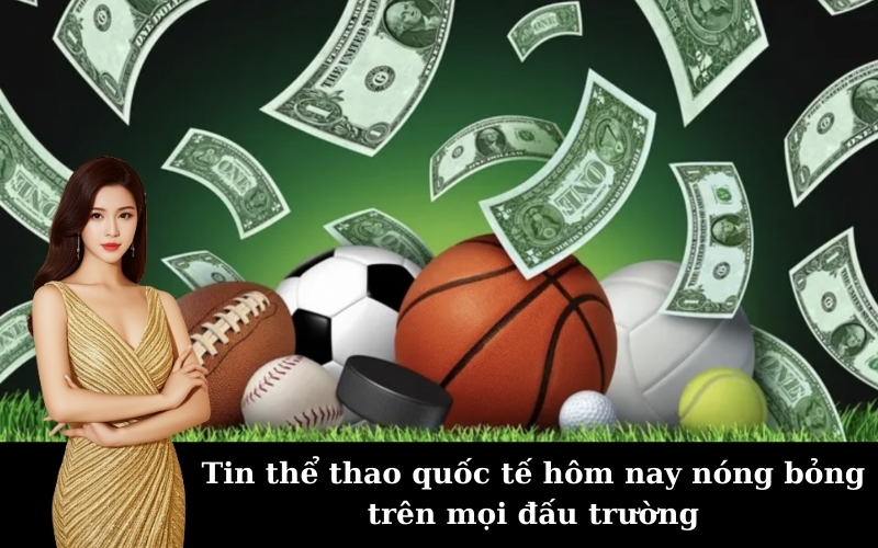 Tin thể thao quốc tế hôm nay nóng bỏng trên mọi đấu trường