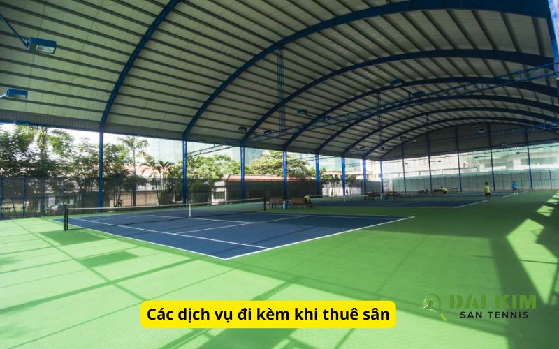 Các dịch vụ đi kèm khi thuê sân