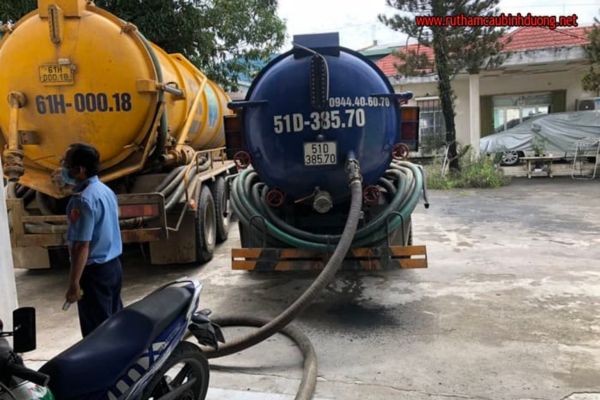 hút hầm cầu long an