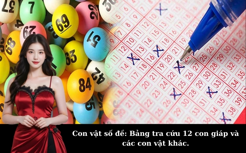Con vật số đề: Bảng tra cứu 12 con giáp và các con vật khác.
