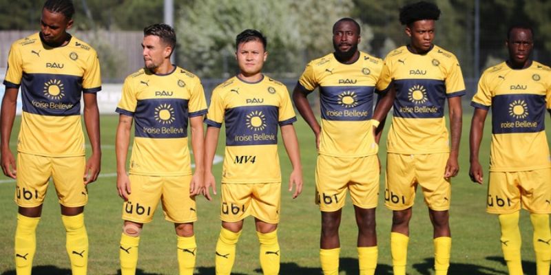 Đội hình ra sân chính thức của Pau FC trong một trận cầu quyết định